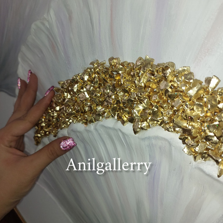 تابلو گل کریستالی